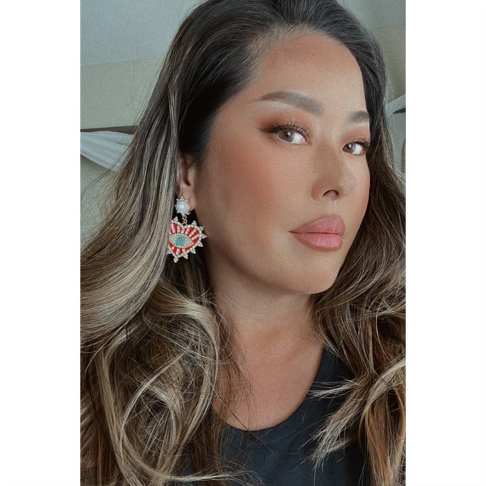 Eye + Heart Earrings - 6 Colors!