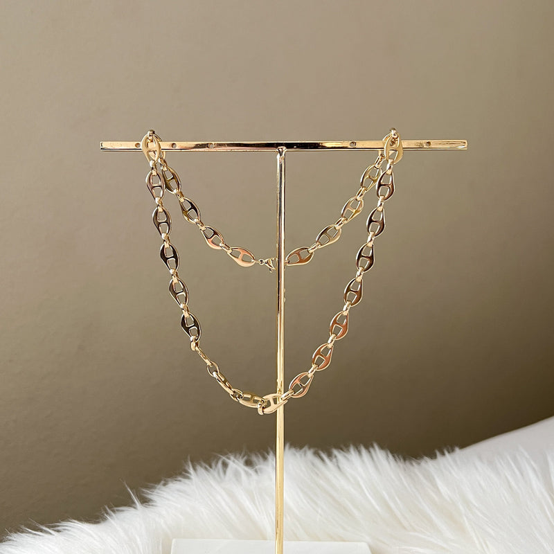 Kona Beans Chain Necklace-Necklaces-The Songbird Collection