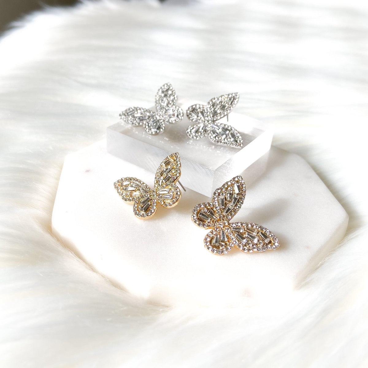 Papillon Butterfly Earrings-Earrings-The Songbird Collection