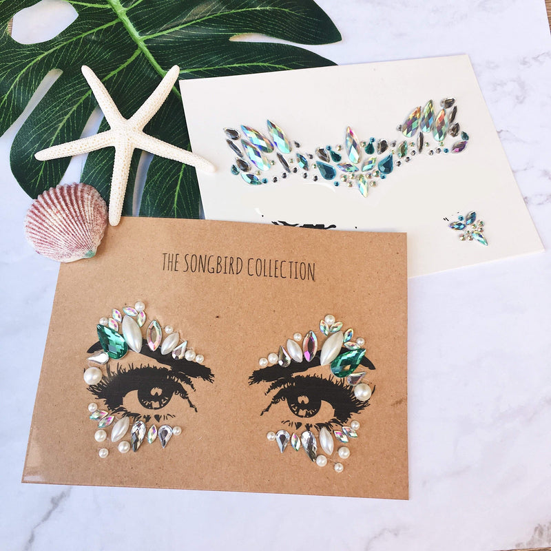 Mermaid Face Gems - 5 Designs! - The Songbird Collection 