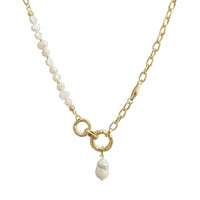 Amara Freshwater Pearl Necklace-Necklaces-The Songbird Collection