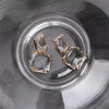 Squared Glass Gem Earrings - Now in SILVER too! - The Songbird Collection 