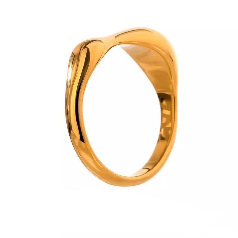 Irregular Wavy Ring-Rings-The Songbird Collection