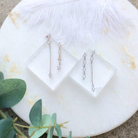 Cozette Asymmetric Crystal Drop Earrings - Low Stock & LAST CHANCE!! - The Songbird Collection 