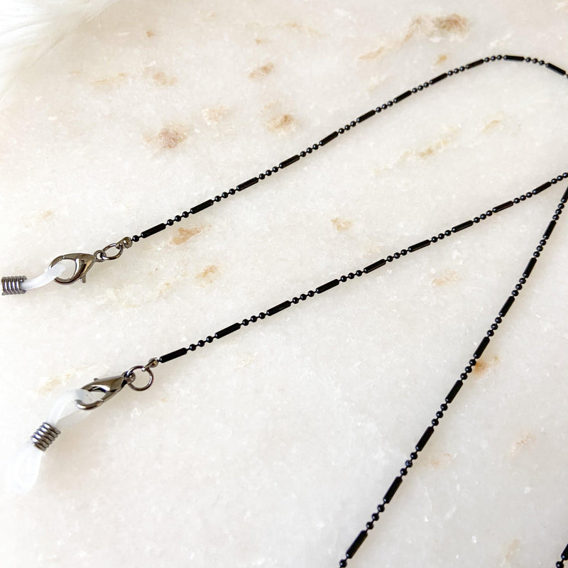 Chic Black Mask / Glasses Chains - LAST CHANCE / FINAL SALE-Accessories-The Songbird Collection