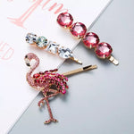 Pink Flamingo Glitz Hair Pin Set - 10 LEFT - The Songbird Collection 