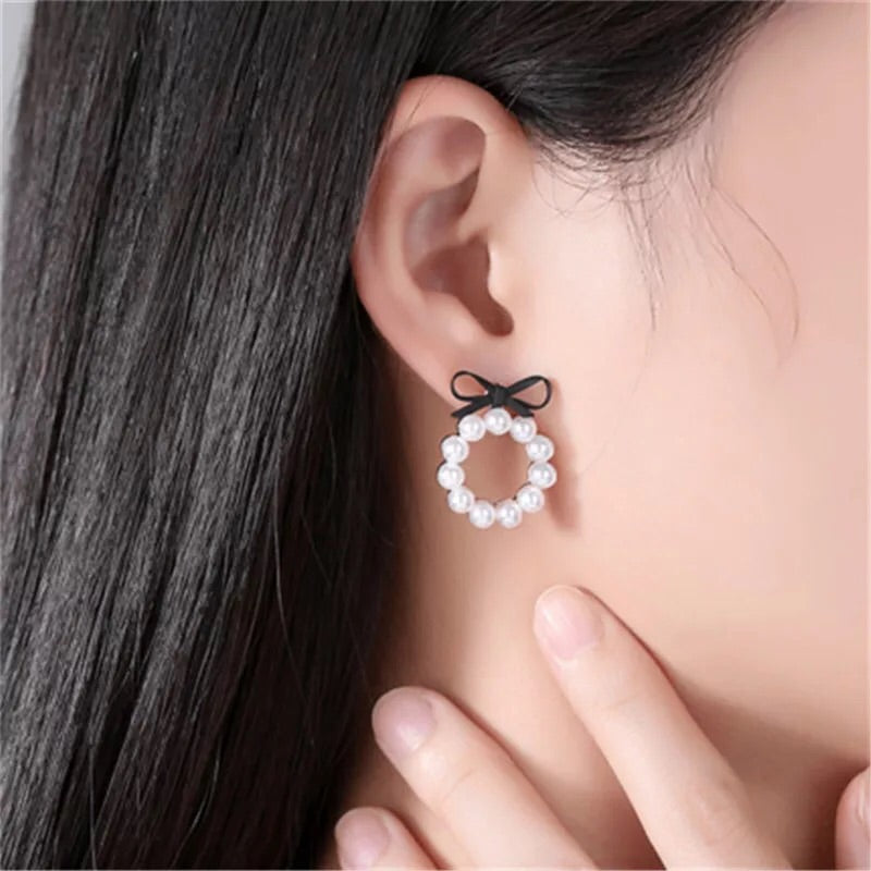 Pearl Wreath Ear Jackets - The Songbird Collection 