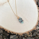 Raw Stone Crystal Necklace - LAST CHANCE/FINAL SALE