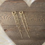 Chainfall Duster Earrings-Earrings-The Songbird Collection