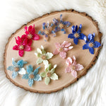 Rue Flower Earrings - 10 COLORS! - The Songbird Collection 