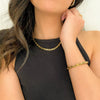 Kassia Block Chain Bracelet-Bracelets-The Songbird Collection