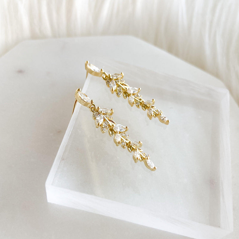 Jasper Earrings-Earrings-The Songbird Collection