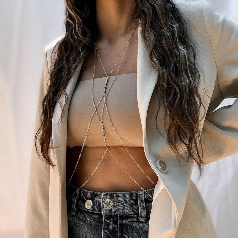 Sunset Whispers Beaded Body Chain - The Songbird Collection 