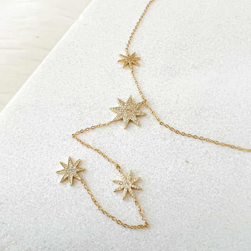 Eternal Stars Lariat Necklace-Necklaces-The Songbird Collection