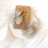 Sunburst Statement Earrings-Earrings-The Songbird Collection