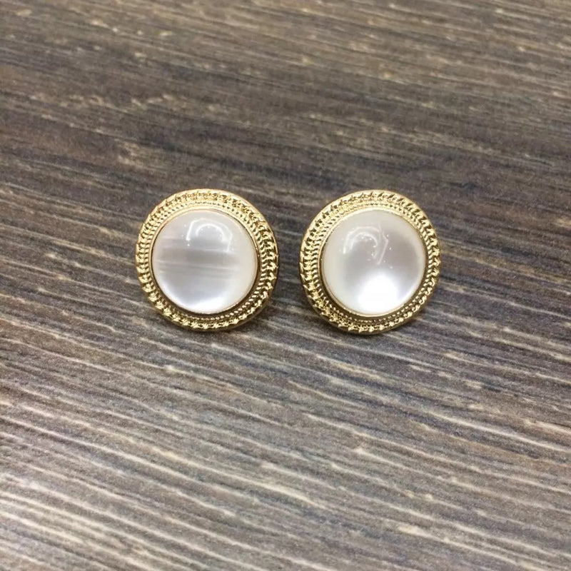 Embrace Pearly Stud Earrings - The Songbird Collection 