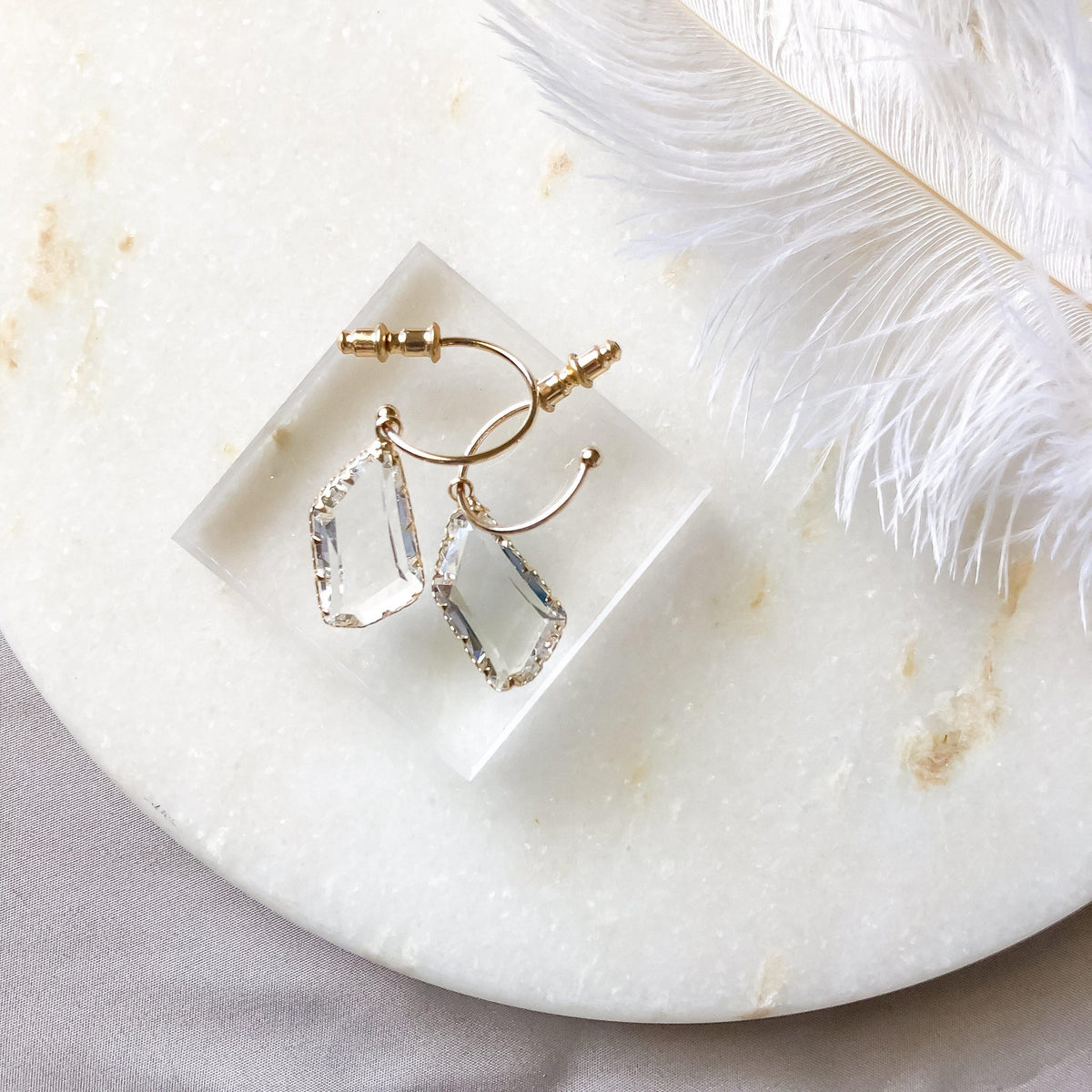 Karly Glass Gem Earrings - 6 LEFT! - The Songbird Collection 