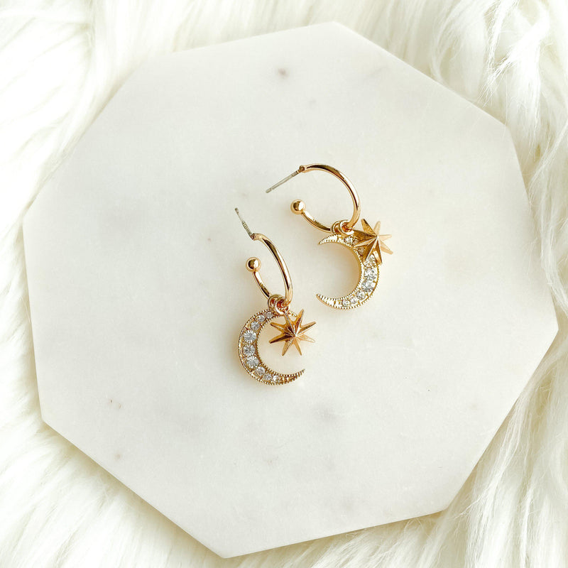 Moonlight Whisper Earrings - The Songbird Collection 