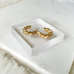 Emile Croissant Earrings-Earrings-The Songbird Collection