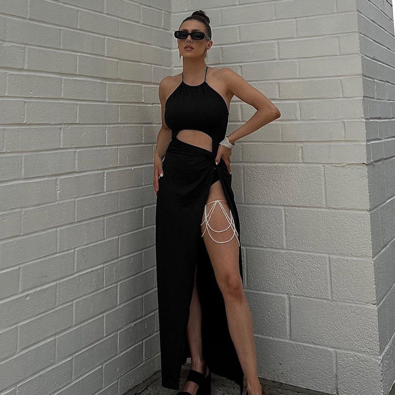 Drippin Glam Rhinestone Leg Chain - The Songbird Collection 