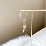 Butterfly and Pearls Ear Cuff-Earrings-The Songbird Collection