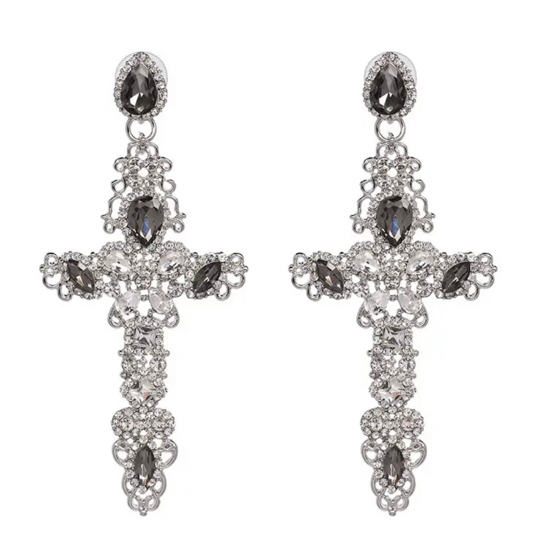 Sovereign Cross Earring Collection - 8 STYLES!