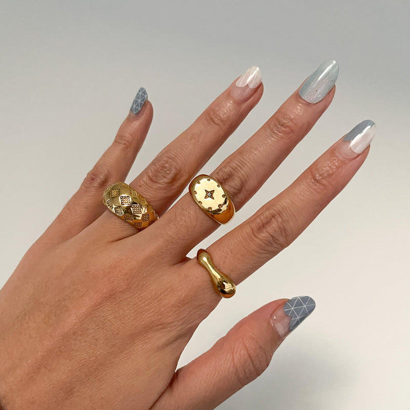Checkmate Chunky Ring-Rings-The Songbird Collection
