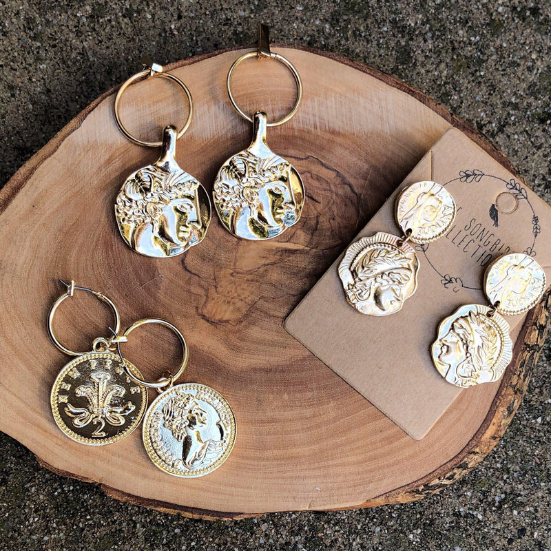 Dea Dorata Earrings Collection - LOW STOCK! - The Songbird Collection 
