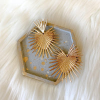 Sunburst Statement Earrings-Earrings-The Songbird Collection