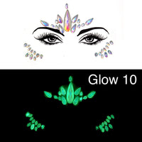 Glow in the Dark Face Gems - 14 NEW Designs for 2020! - The Songbird Collection 