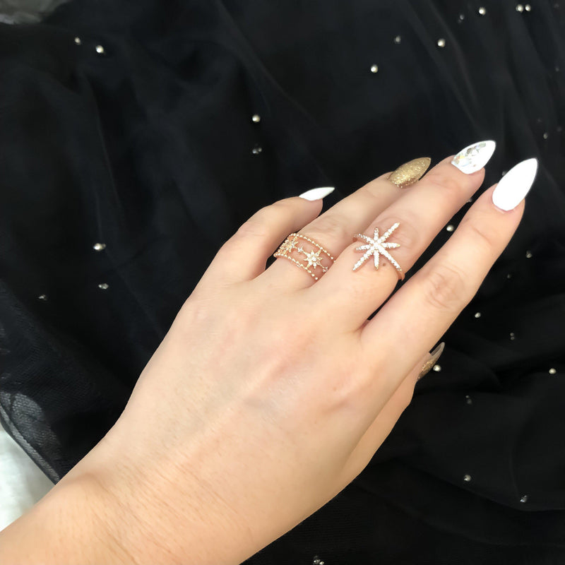Star Ring - Astro Muse Collection - Sizes Selling Out! - The Songbird Collection 