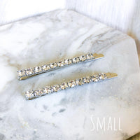 Double Rhinestone Hair Pin Set - 3 Sizes Selling Fast! - The Songbird Collection 