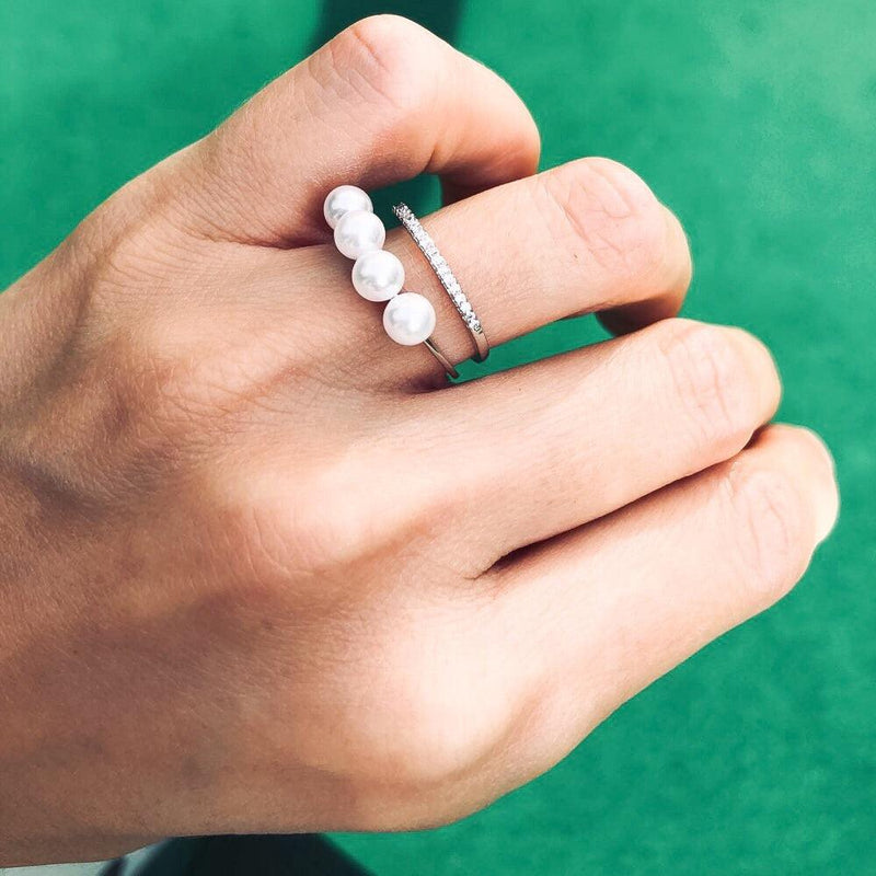 Perla Double Layered Ring - Hooray! RESTOCKED!! - The Songbird Collection 