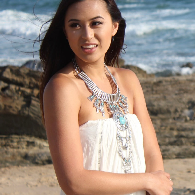 Toria Boho Statement Necklace-Necklaces-The Songbird Collection