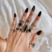 Black Ring Sets - Choose from 3 Sets! - The Songbird Collection 