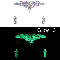 Glow in the Dark Face Gems - 14 NEW Designs for 2020! - The Songbird Collection 