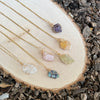 Raw Stone Crystal Necklace - LAST CHANCE/FINAL SALE