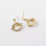 Galaxy Glam Earrings - Silver and Gold RESTOCKED! - The Songbird Collection 