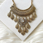Talia Boho Statement Necklace-Necklaces-The Songbird Collection