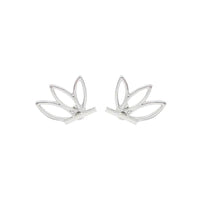 Flower Back Ear Jacket Earrings - Now In 4 Colors! LOW STOCK! - The Songbird Collection 