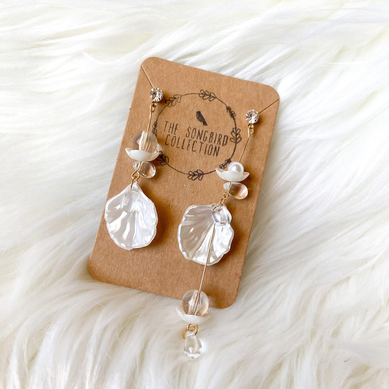 Sea Shore Breeze Asymmetric Earrings - The Songbird Collection 