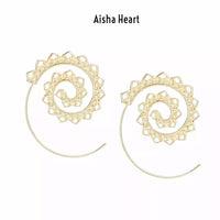 Aisha Swirl Earrings - 4 Bohemian Styles LOW STOCK! - The Songbird Collection 