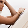 Two Toned Cuban Chain Bracelet