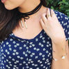 Marble Triangle Bracelet - Gold and Silver - LAST CHANCE! - The Songbird Collection 