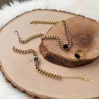 Nadia Chunky Chain Necklace-Necklaces-The Songbird Collection
