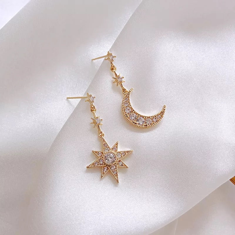 Stardrop Moondrop Earrings - RESTOCKED! - The Songbird Collection 