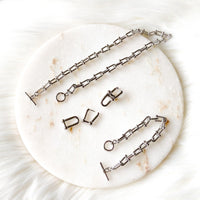 Bar-Belle Chain Link Necklace-Necklaces-The Songbird Collection