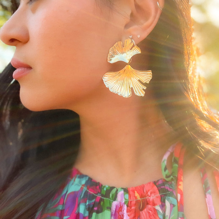 Wisdom Leaf Earrings