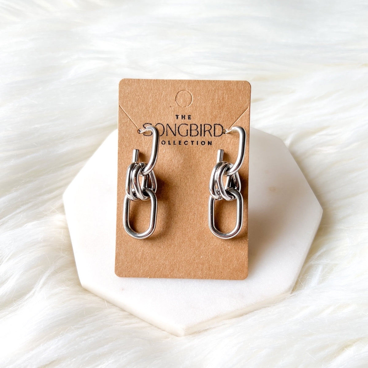 Charli Chain Link Earrings-Earrings-The Songbird Collection