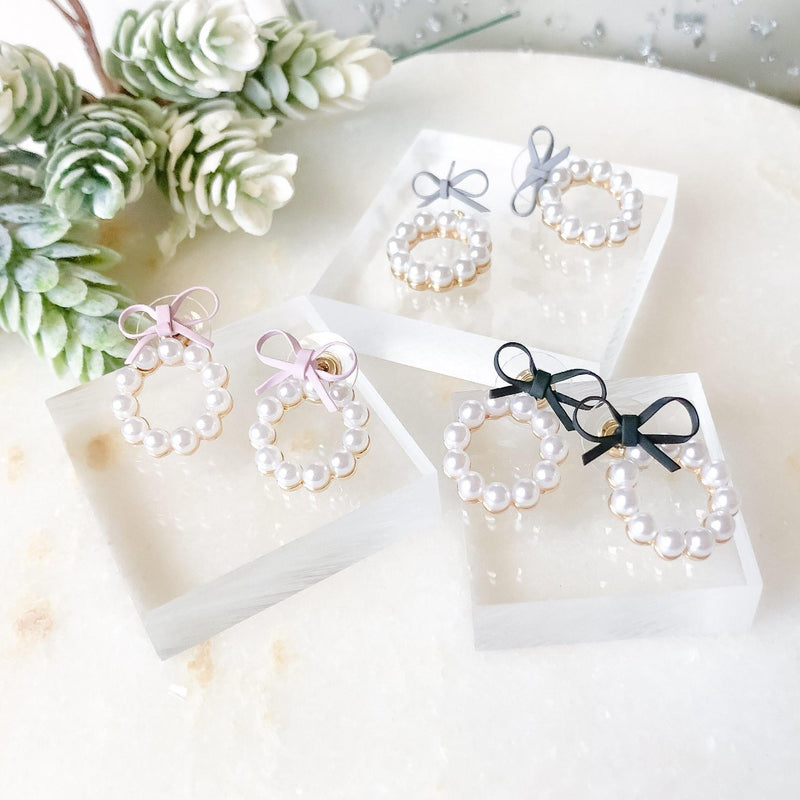 Pearl Wreath Ear Jackets - The Songbird Collection 